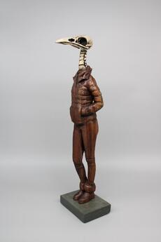 Puffy Walnut Crow by Joe Lupiani