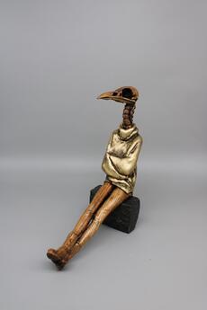 Gilded Sweater Crow by Joe Lupiani