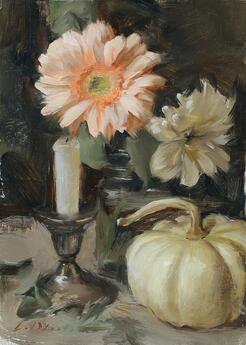 Pink and White Gerberas by Morgan LaPlante-Olsen