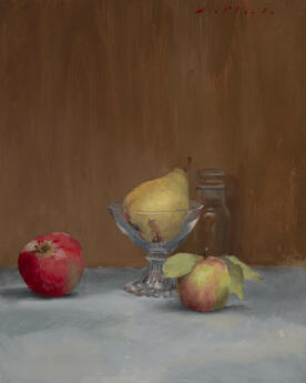 Glass and Fruit by Morgan LaPlante-Olsen